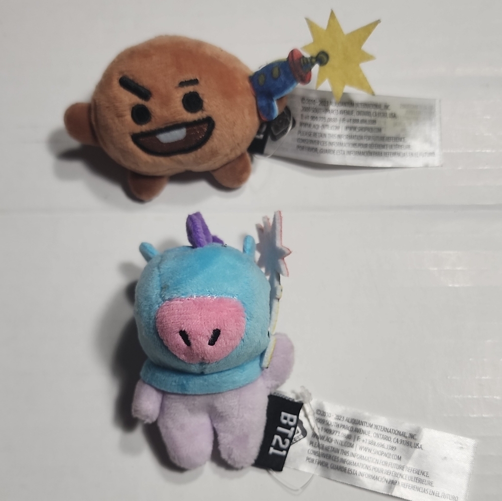 BT21 Unicorn Plush Toy - Blue and Purple